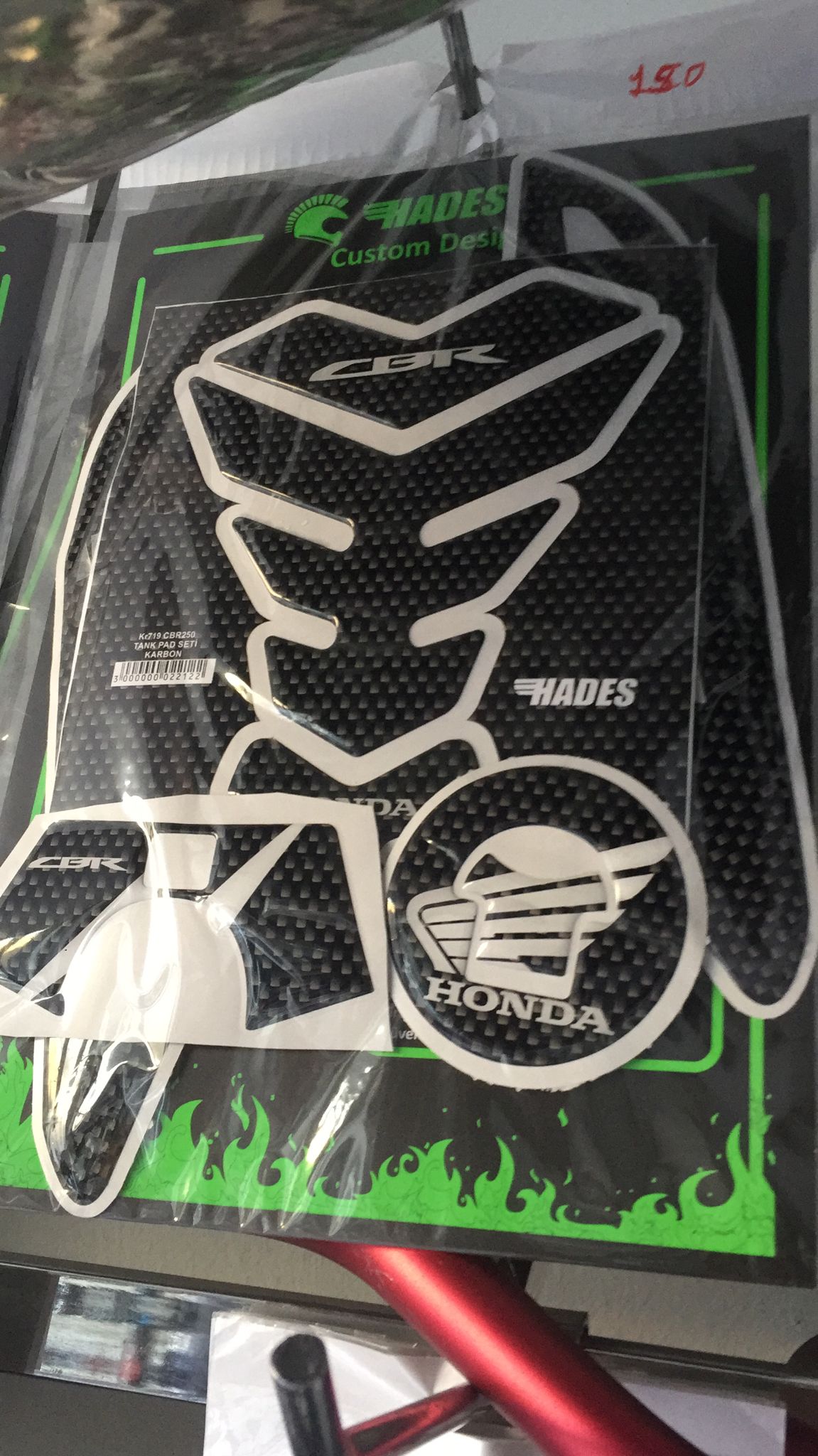 Honda cbr 250 tankped set 