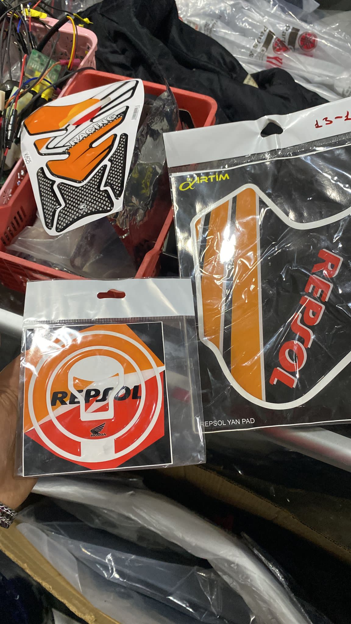 Honda cbr 1000rr 2012 2016 repsol tankped set