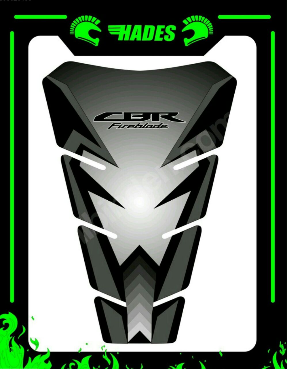 Honda Cbr 1000rr Fıreblade 2004-18 Tank Pad Grey