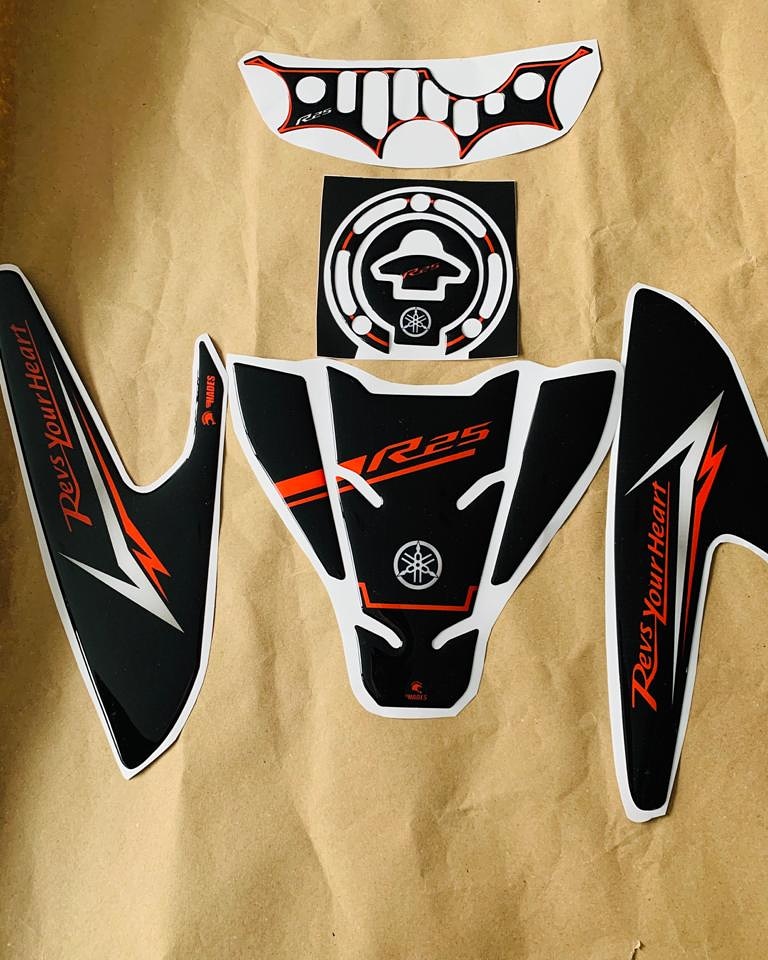 Yamaha r25 tankped seti