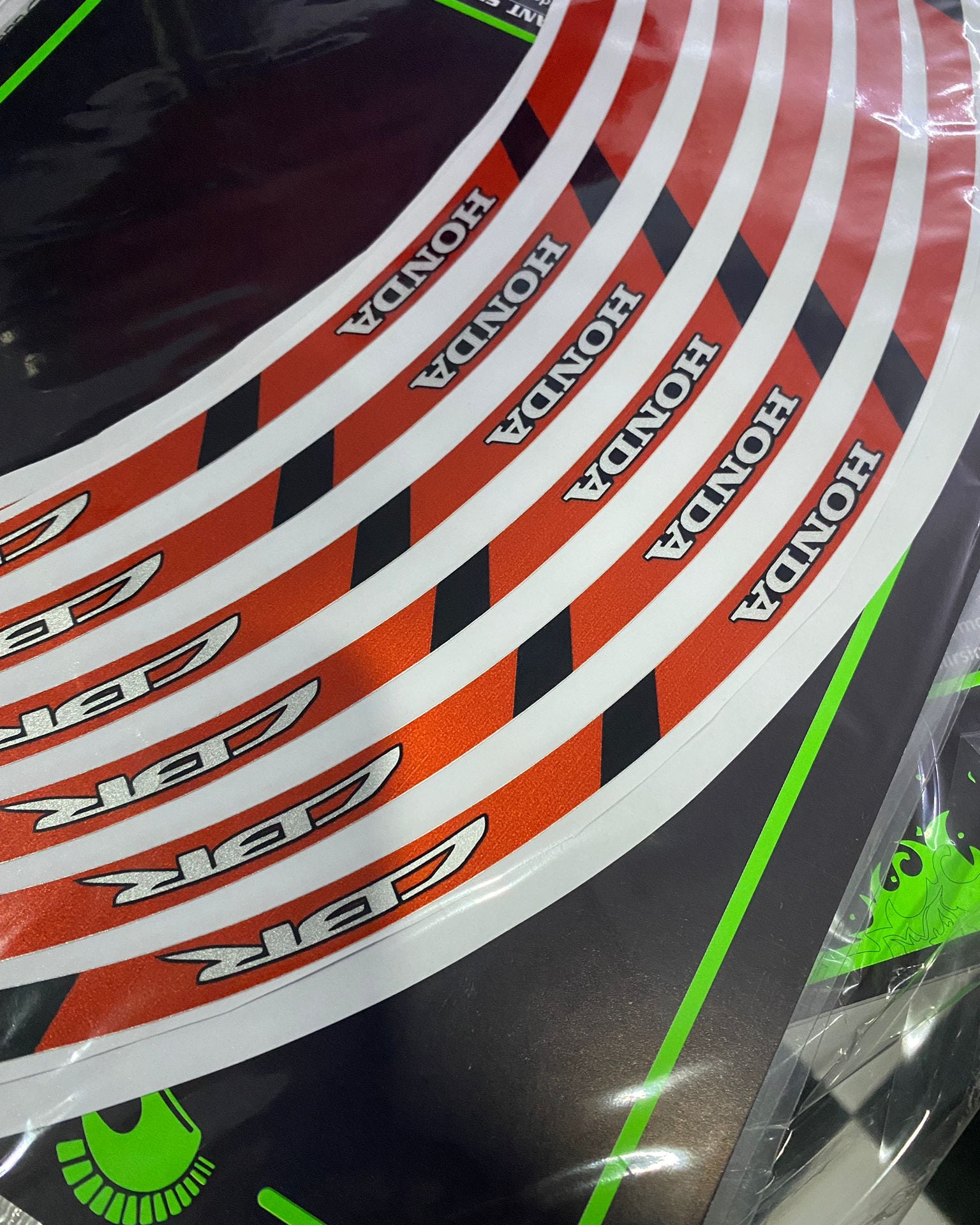 Honda cbr yazili Jant şeridi 