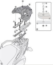 Suzuki DL 1000 V-Strom (14>16) Arka Çanta Taşıyıcısı (Givi SR3105)