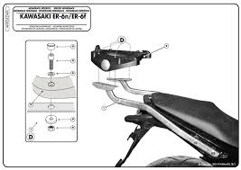 Kawasaki ER-6n / ER-6f 650 (09 > 11) Arka Taşıyıcı (Kappa KZ449