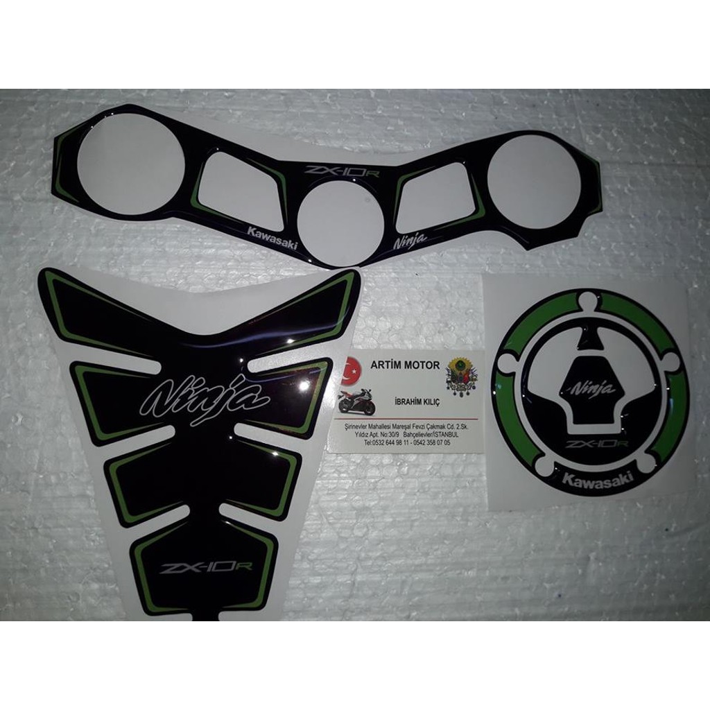 Kawasaki Zx-10 2011-15 Tank Pad Seti Zx-10