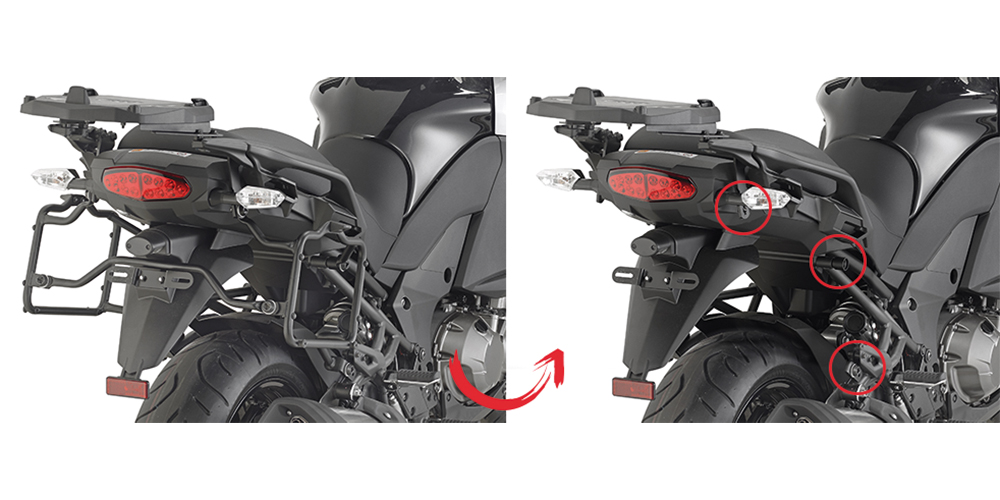 KAPPA KLR4113 KAWASAKI VERSYS 1000 (15-16) YAN ÇANTA TAŞIYICI