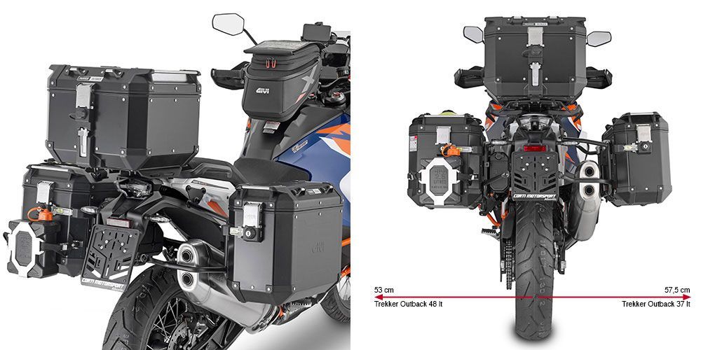 KTM 1290 Super Adventure R-S (21) Yan Çanta Taşıyıcı (Givi PLO7713CAM)