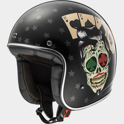 LS2 BOBBER RUSTY SIYAH KASK