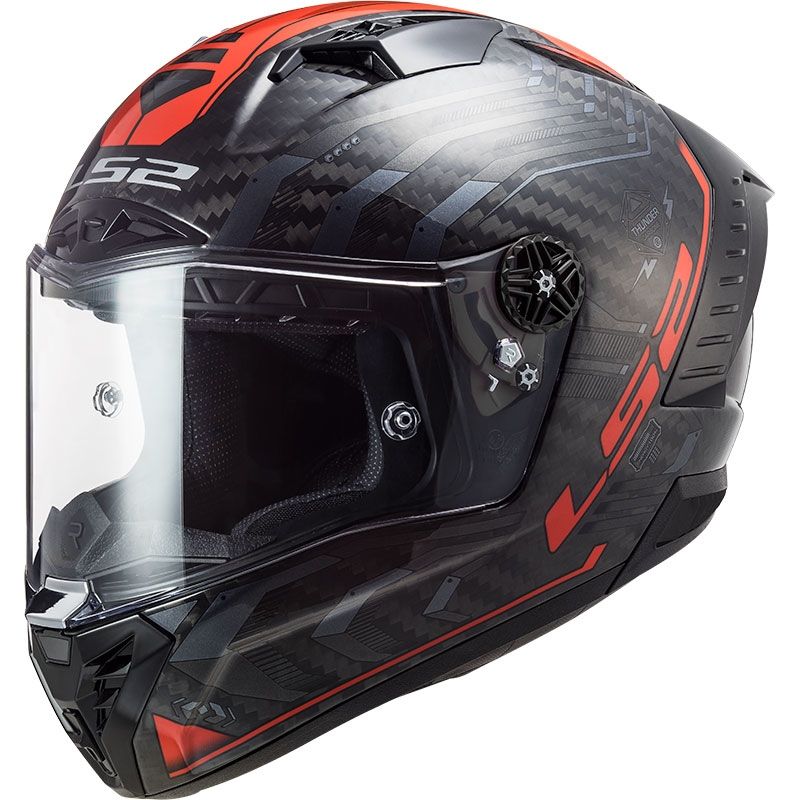 LS2 Thunder Sputnik Kapalı Carbon Kask