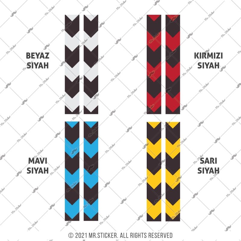 Mr.Sticker RFHLM176 Reflektif Çanta Şerit Etiketi