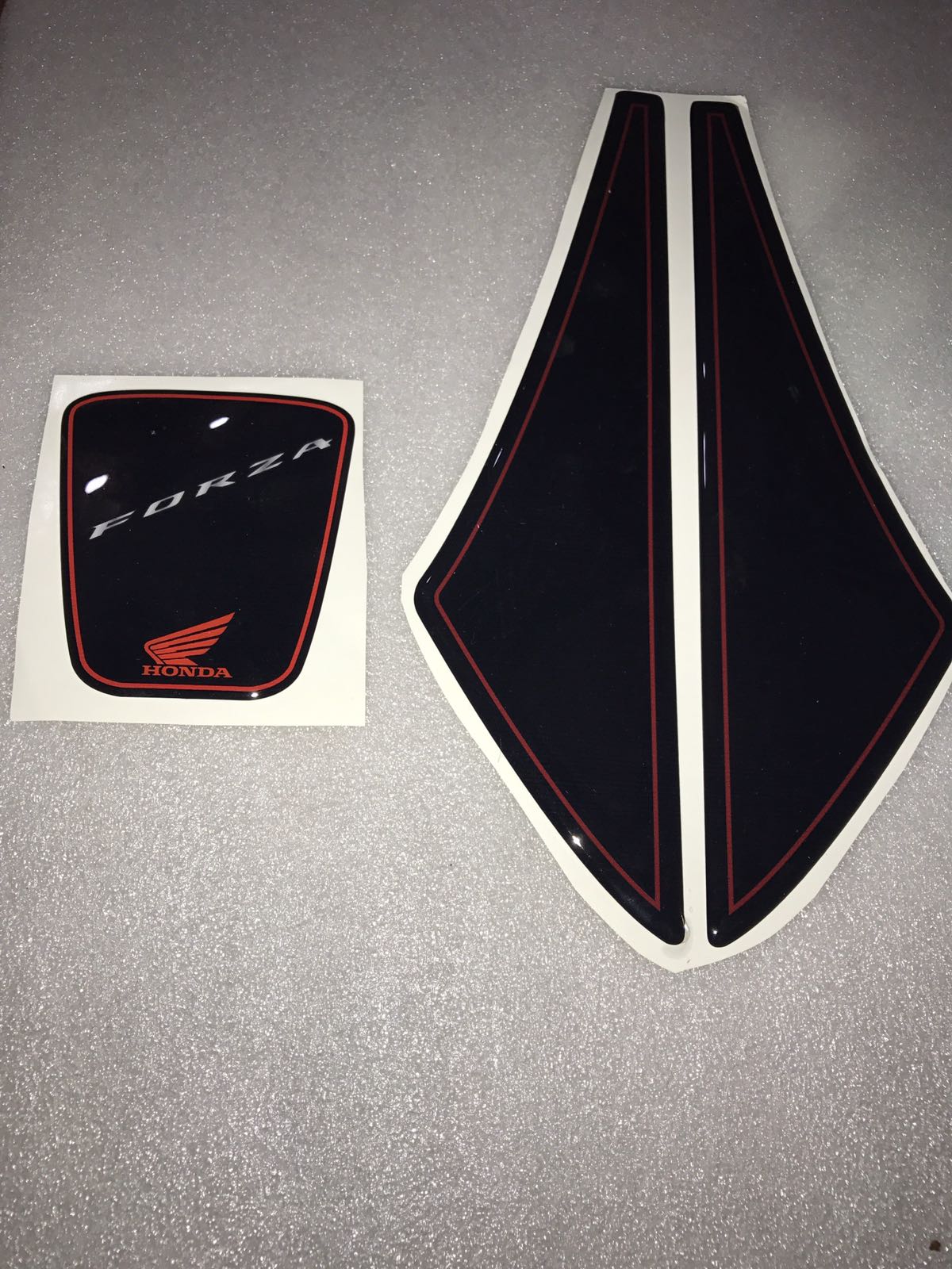 Honda Forza 300 Tank Pad Red Black