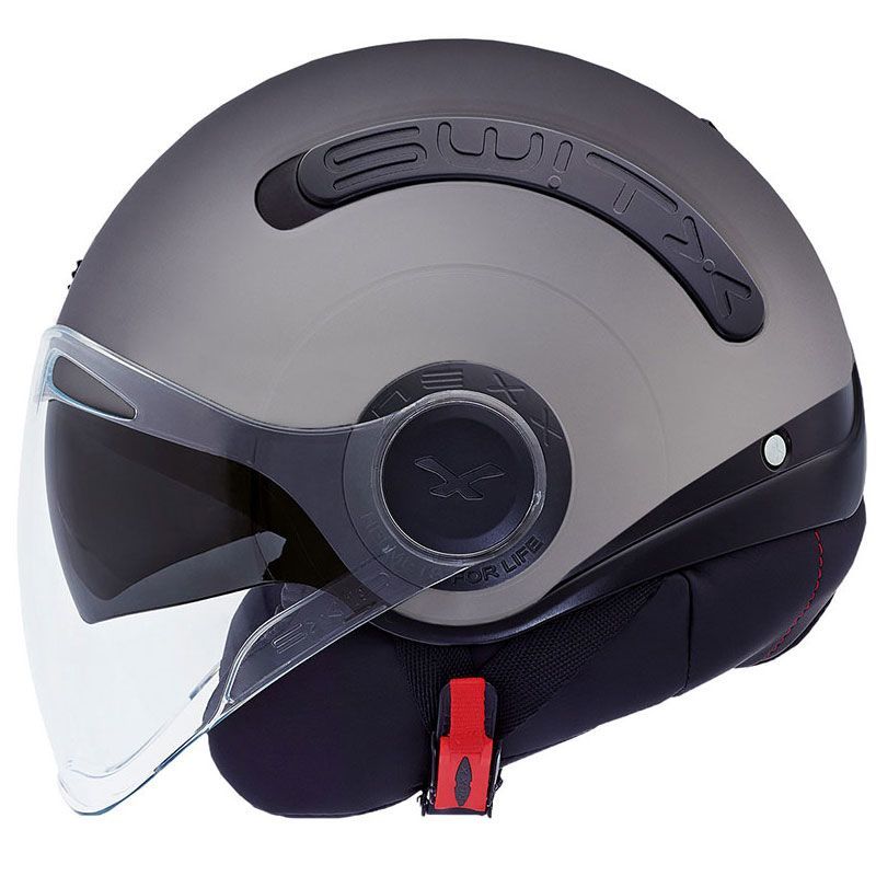 Nexx SX.10 Güneş Vizörlü Açık Kask (Mat Titanyum)