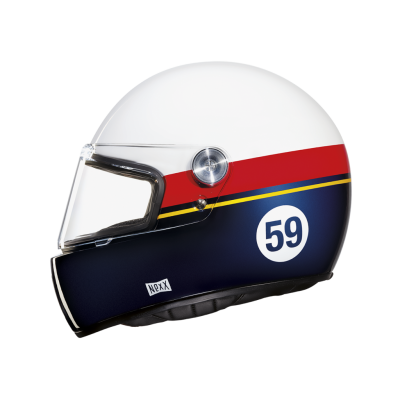 NEXX X.G100 RACER GRAND WIN BEYAZ-KIRMIZI-MAVI KASK