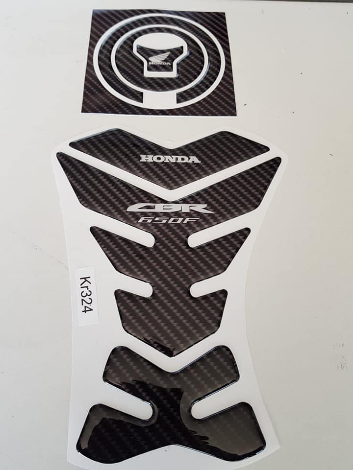 Honda Cbr 650F Carbon Özel Tank Pad Seti