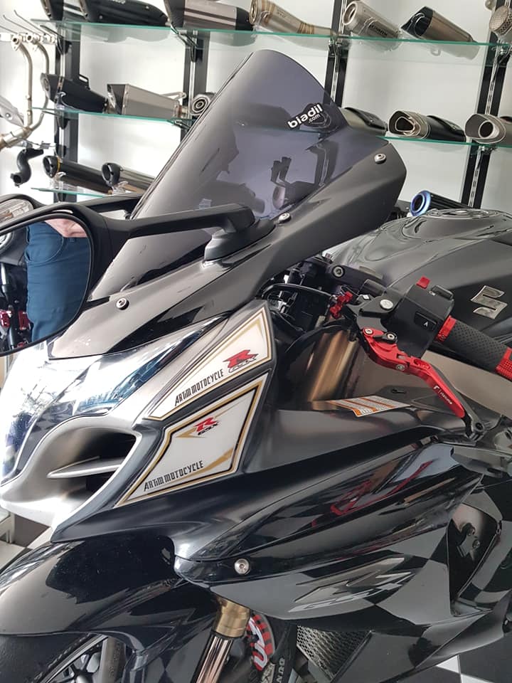 Suzuki Gsxr 1000 Biadil K9-L6 Yüksek Double Füme Ön Cam