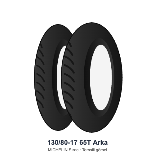130/80-17	65T	Arka Lastik - MICHELIN Sırac