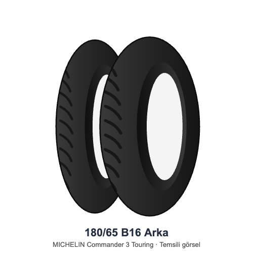 Michelin 180/65 B16 Commander 3 Touring Arka Lastik