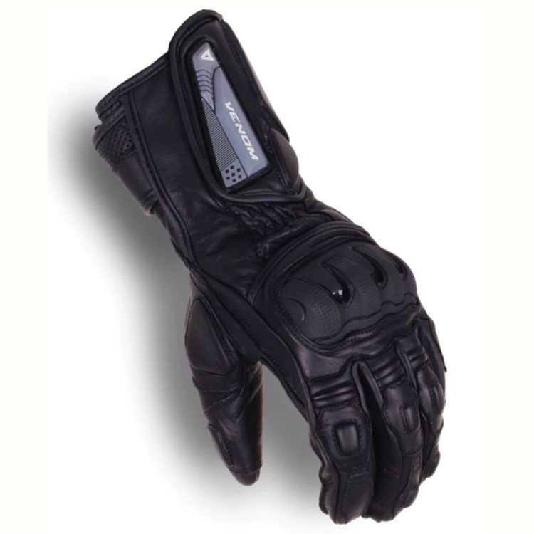 Venom D2 Deri Motosiklet Eldiveni Uzun Model