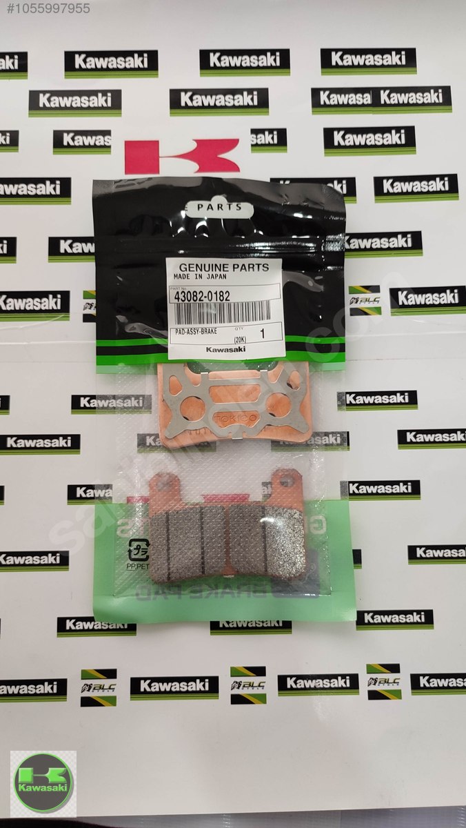 19-20 VERSYS 1000 ÖN FREN BALATASI NİNJA H2 SX ÖN FREN BALATASI  SIFIR ORIJINAL URUNDUR 1500X2 3000 TL SAĞ SOL   43082-0182 KAWASAKİ ORIJINAL PARÇA KODU