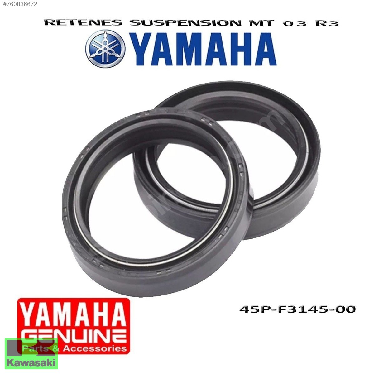 YAMAHA VİRAGO 535 ÖN TAKIM KEÇESİ XV 535 VİRAGO ÖN TAKIM KEÇESİ SIFIR ORIJINAL  1KH-23145-00