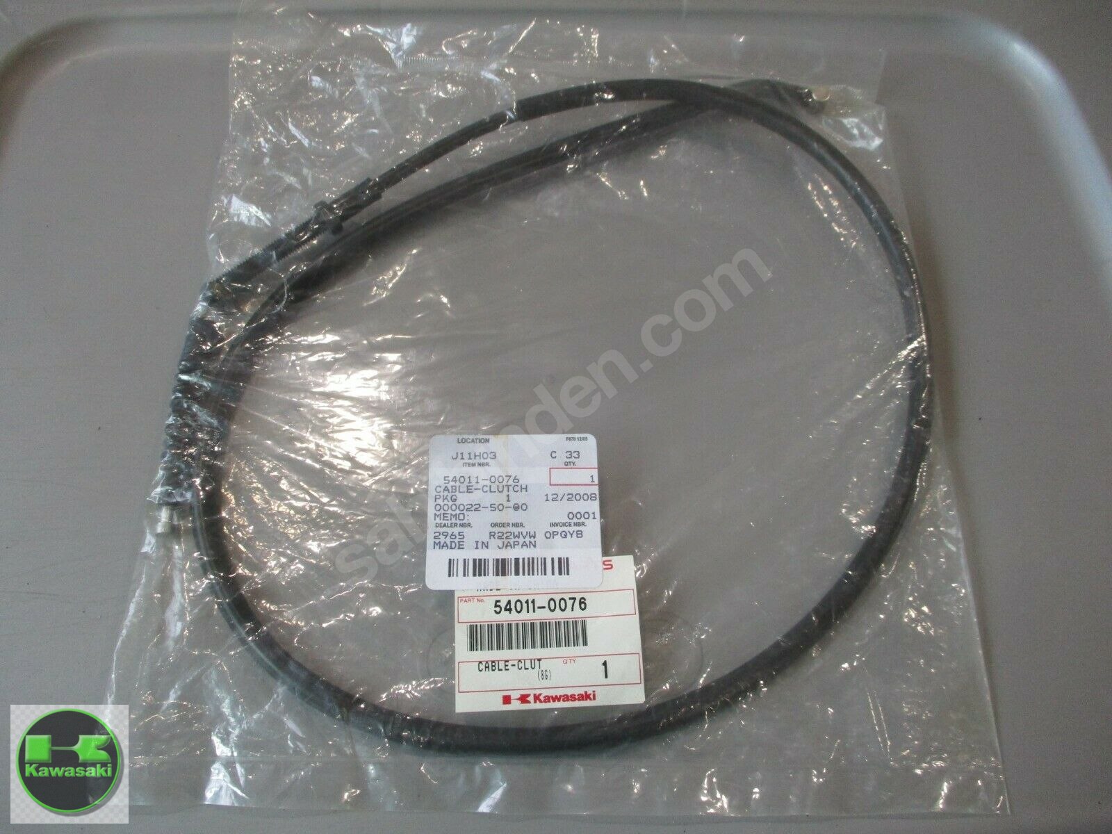 07-08 kawasaki zx6 debriyaj teli sıfır orıjınal 54011-0076