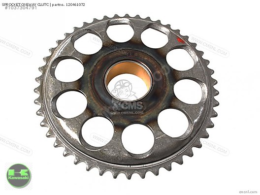 kawasaki er5 marş dişlisi en 500 marş dişlisi kle 500 marş dişlisi  sıfır orıjınaldir  12046-1072
