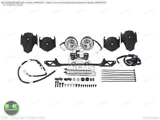 kawasaki versys 650 sis farı sıfır orıjınal 15-21 model 99994047