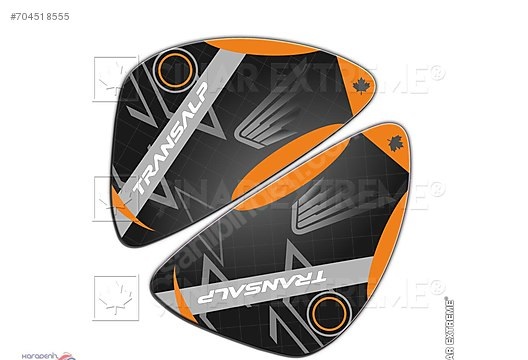 Honda Transalp Turuncu Depo Yan Pad