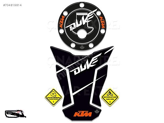 2016 KTM Duke 125 200 390 Fabric Tank & Depo Pad Takım