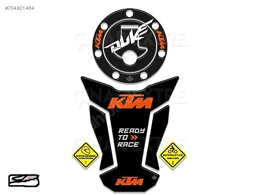 2016 KTM Duke 125 200 390 Ready 2 Race Tank & Depo Pad Takım