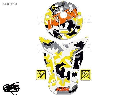2017 KTM Duke 125 250 390 Kamuflaj Tank & Depo Pad Takım