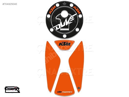 2017 KTM Duke 125 250 390 Street Orange Tank & Depo Pad Takım