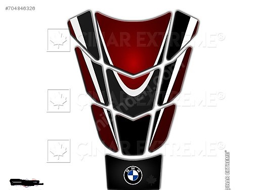 BMW Red Black Combine Tankpad