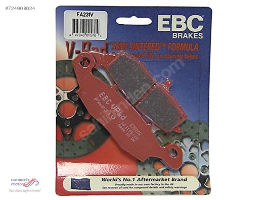 Kawasaki VN 2000 arka fren balatası EBC FA231V yarı sinterli bal