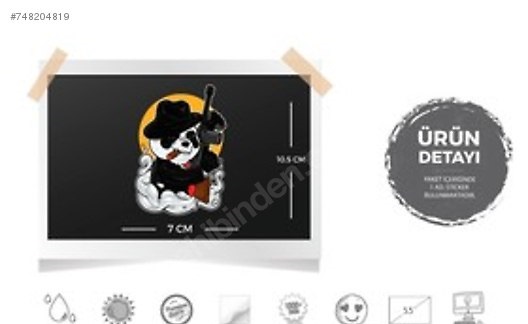 Mr.Sticker AN29 Mafya Panda Etiketi