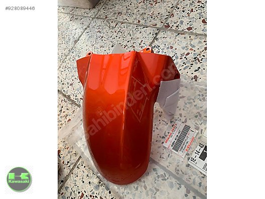 09-11 kawasaki er6 ön çamurluk sıfır orıjınal turuncu renk er 6 n er 6 n ön çamurluk ön parça   parça kodu 35004-0110-15t