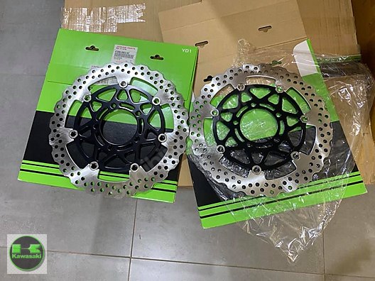 14-20 kawasaki z 1000 ön disk takımı sıfır orıjınal sağ sol  41080-0602-5c 