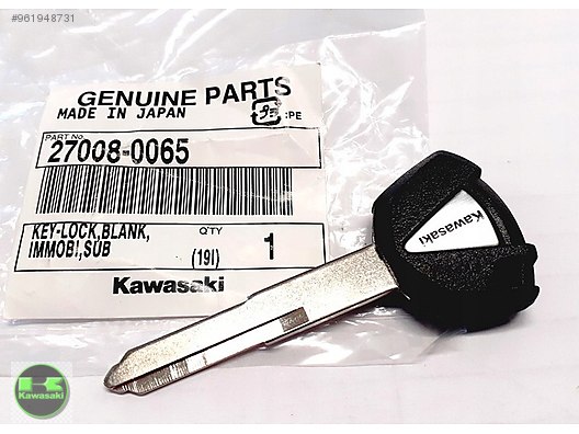 kawasaki zx6 ham anahtar zx10 ham anahtar versys 650 z 1000  urun sıfır olup orıjınaldir