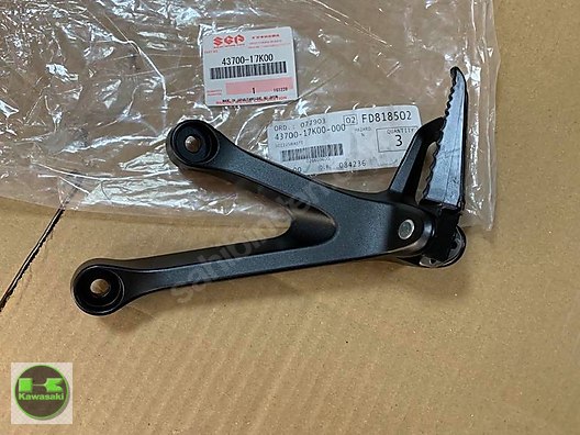 17-20 suzuki gsxr 1000 sol arka braket yolcu sıfır orıjınal  43700-17k00