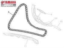 Yamaha 945915712800 MT-09/Tacer 900/XSR 900 Zincir