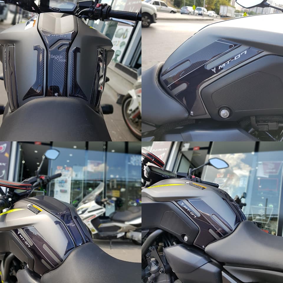 Yamaha Mt-07 2018/19 Race Blue Tank Pad Seti