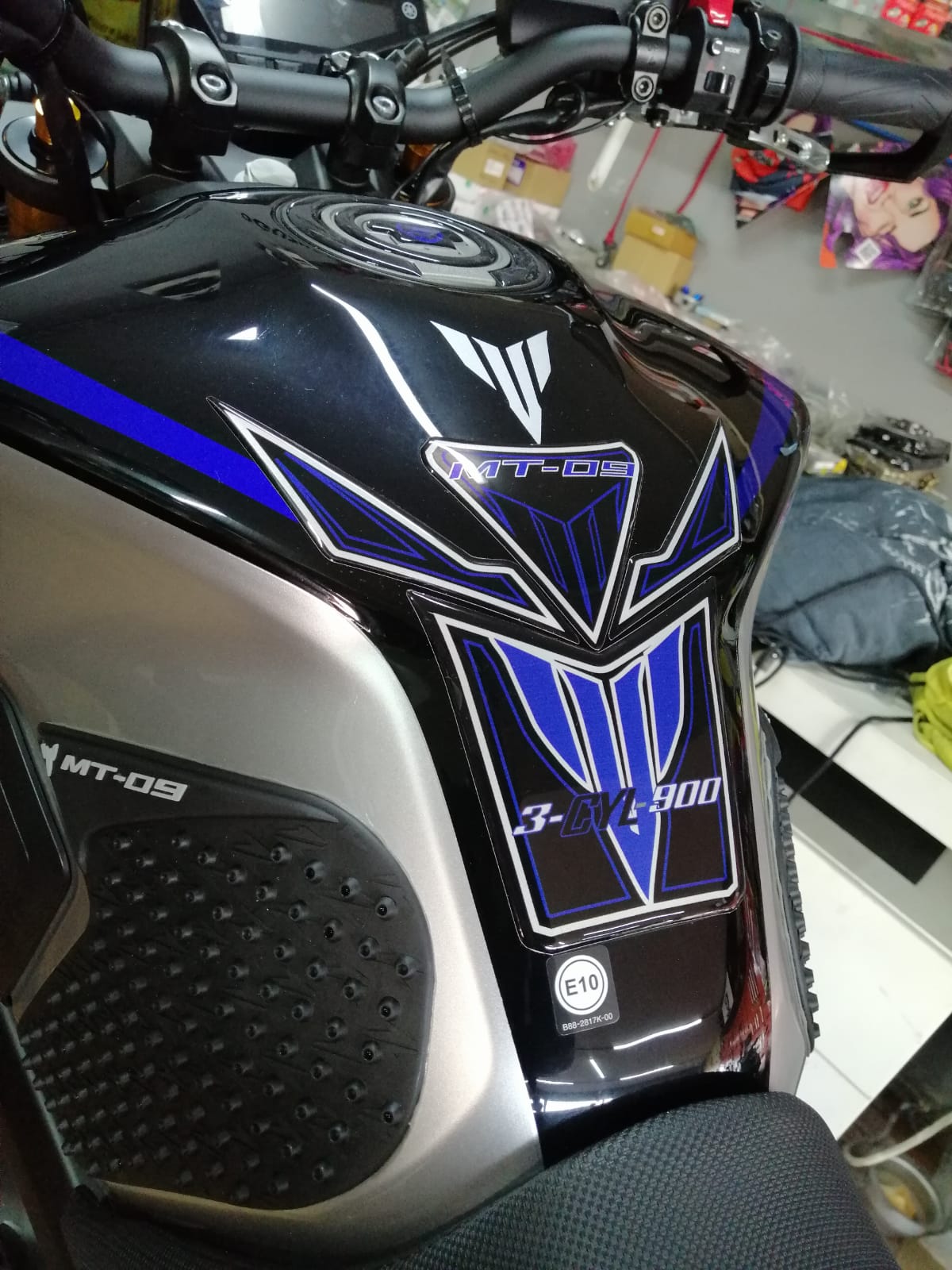 Yamaha Mt 09 Reflektif Özel Tank Pad