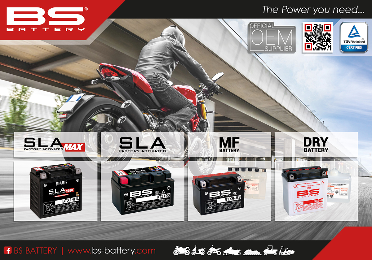 BS DRY-BB4L-B Motosiklet Aküsü