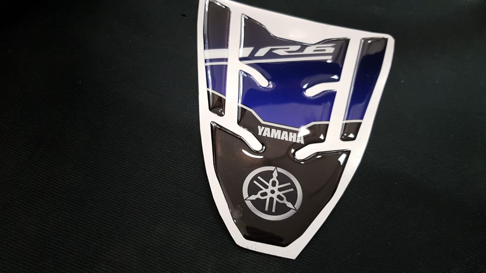 Yamaha Yzf R6 Race Blue Özel Tank Pad