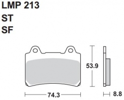 AP RACING 213 SF FREN BALATASI