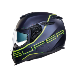 NEXX SX.100 SUPERSPEED MAT MAVİ-YESIL KASK