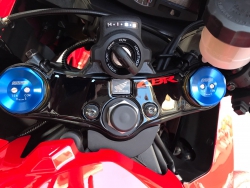 Honda Cbr 600RR 2017 Mesnet Ped Gidon Pad Özel Siyah Kırmızılı