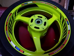Honda Cbr 600rr Movistar Özel İç Dış Jant Şeridi