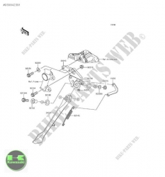 kawasaki ninja h2 yan sehpa kawasaki h2 yan sehpa orıjınal sıfır  34024-0135