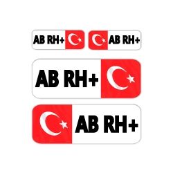 Mr.Sticker BT07 - AB-RH+P Kan Grubu Sticker