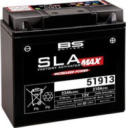 BS 51913 SLA MAX Motosiklet Aküsü